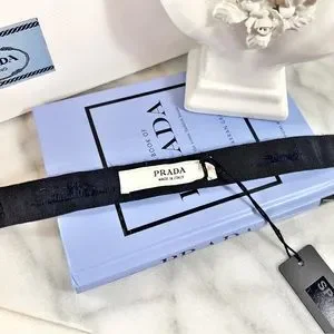 Prada | Accessories | Prada Crystal Velvet Headband Or  display picture 3
